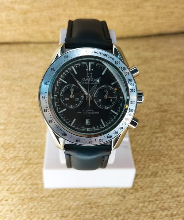 Ome_ga Speedmaster Chronograph Working “ Deep Blue Belt Blue dial” Men’s Watch.