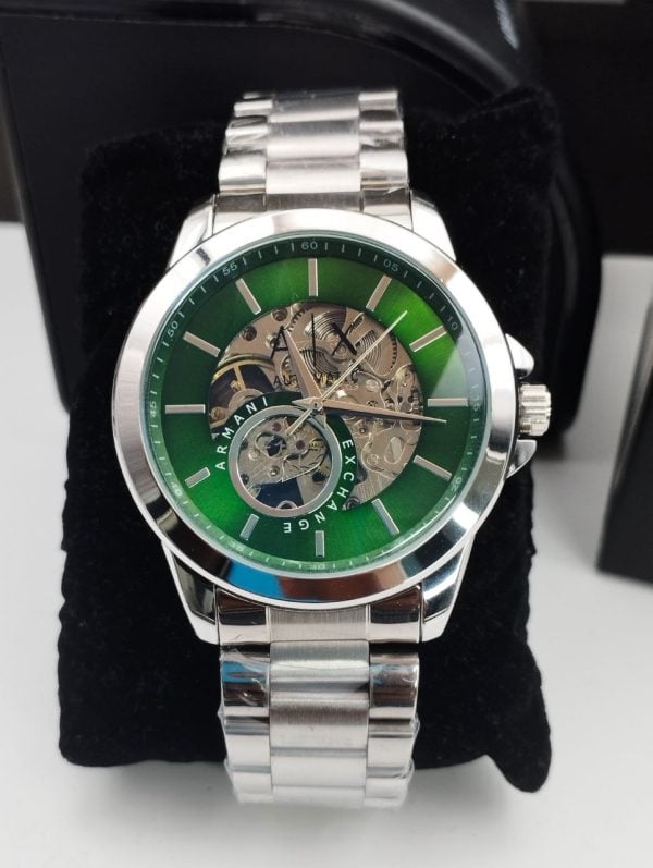 Armani Exchange Automatic Mechanical Blue Dial Men's Watch. With Official Box