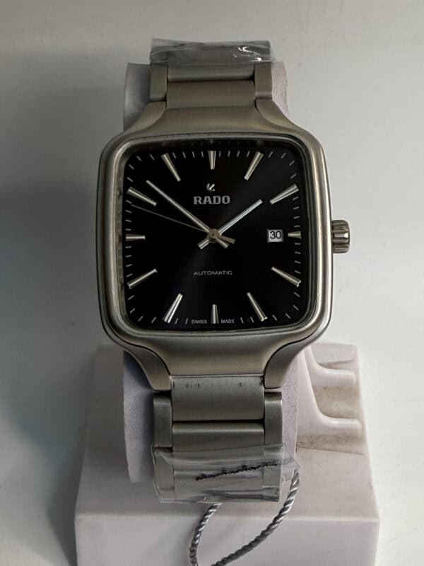RADO True Square Black Dial R27077312 Automatic Mechanical Movement Men’s Watch.